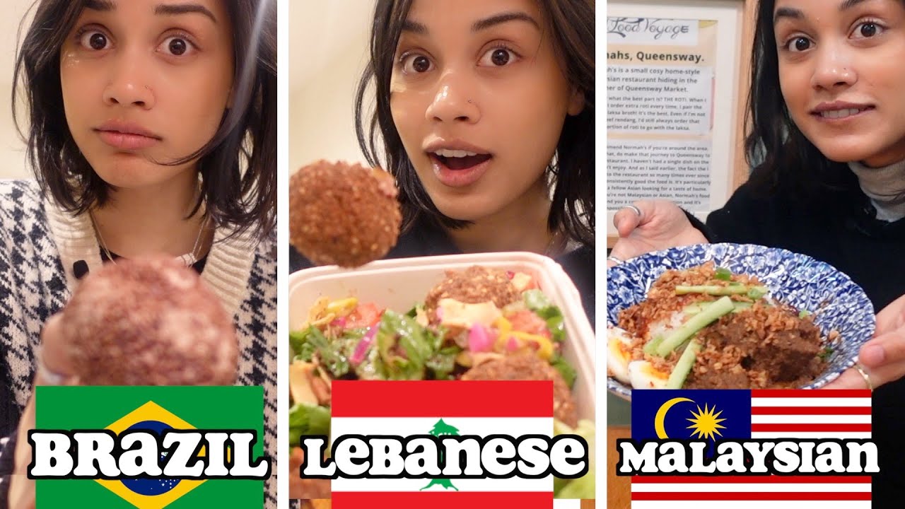 i tried food from different countries for a week
