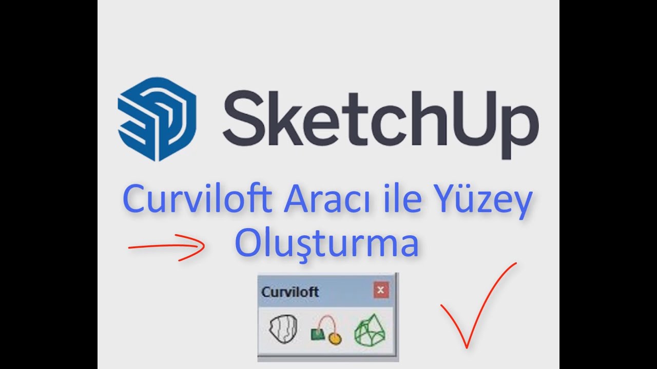 Curviloft Aracı ile Y&uuml;zey Oluşturma