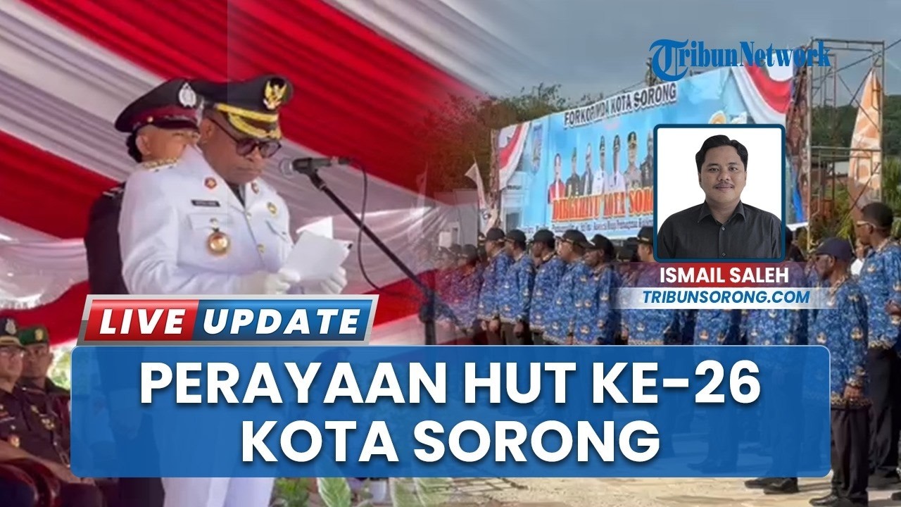 HUT Ke-26 Kota Sorong: Parade Budaya hingga Ragam Kegiatan Seru Warga Ibu Kota Papua Barat Daya