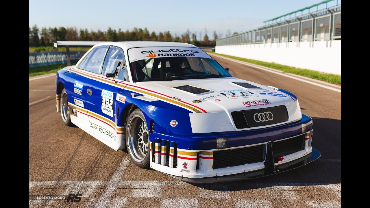 Audi 100 S4 GTO ONBOARD LOUD SOUND - Fear the sound of the straight five!