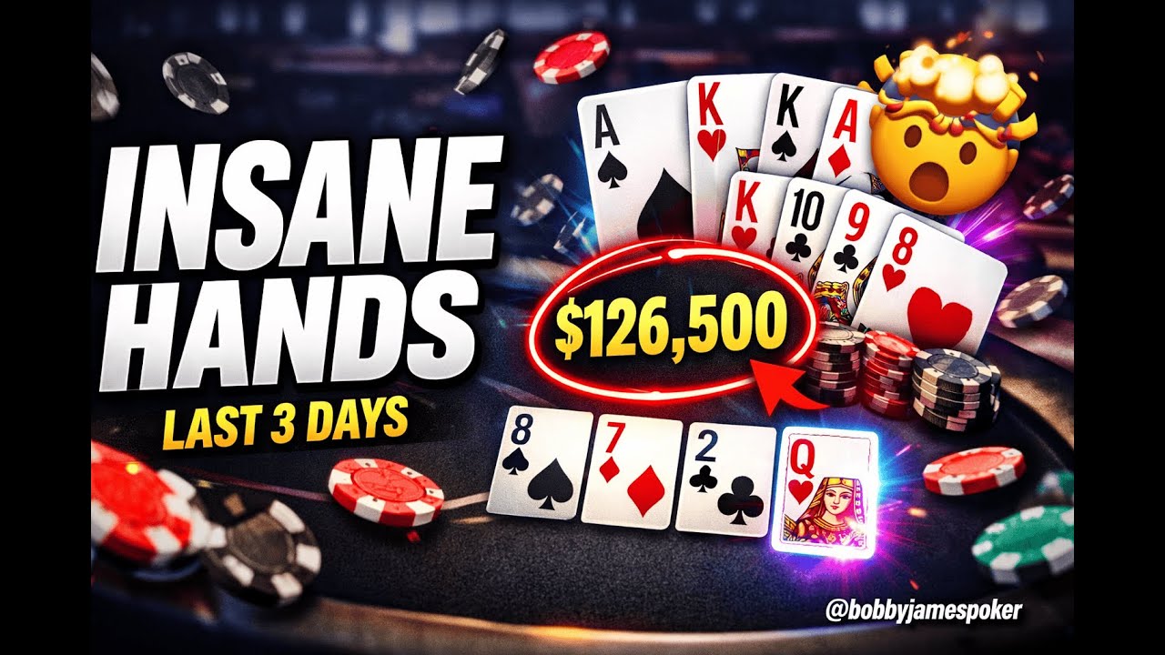 Best Poker Hands of the Last 3 Days | NLH • PLO • PLO5