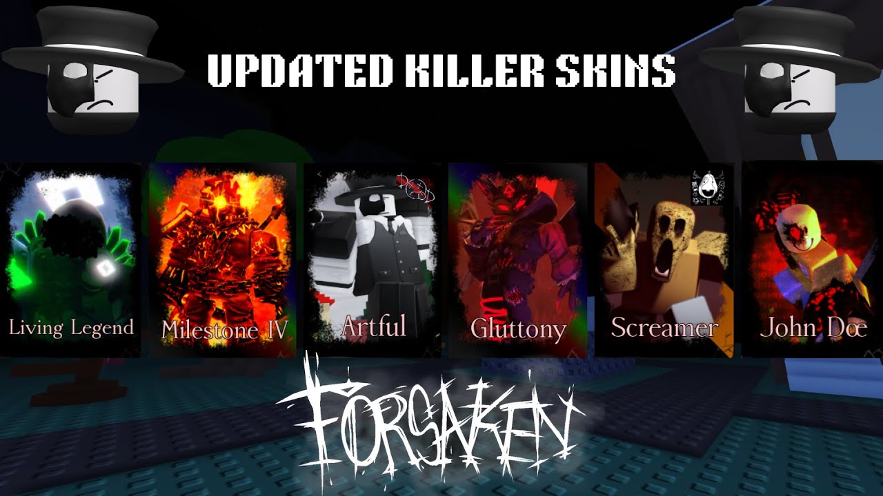 Server Wiping With EVERY UPDATED KILLER SKIN IN THE 1x1x1x1 REWORK UPDATE (Forsaken)