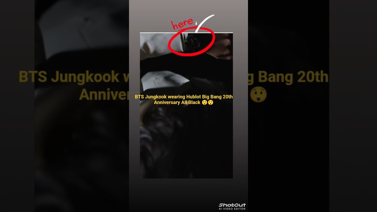 BTS Jungkook wearing hublot watch #jungkook #jk #hublot #bts #btsupdates #update #trending #shorts
