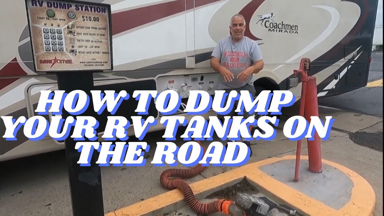 How to DUMP your RV TANKS on the Road| Flying J Gas Station