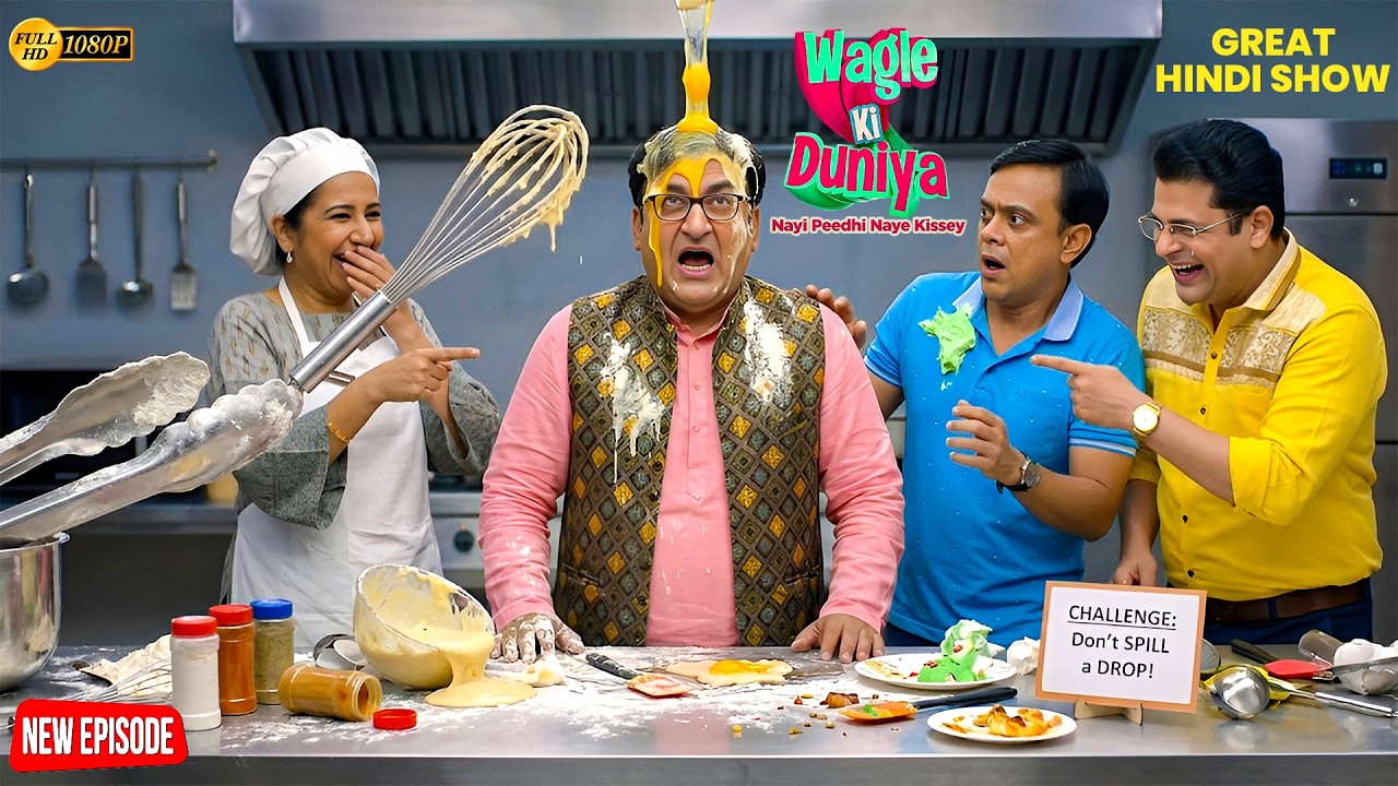 Kitchen में Dakku का बना भर्ता, सबने लिया मज़ेदार बदला | Wagle ki Duniya | Comedy | Funny | Rajesh
