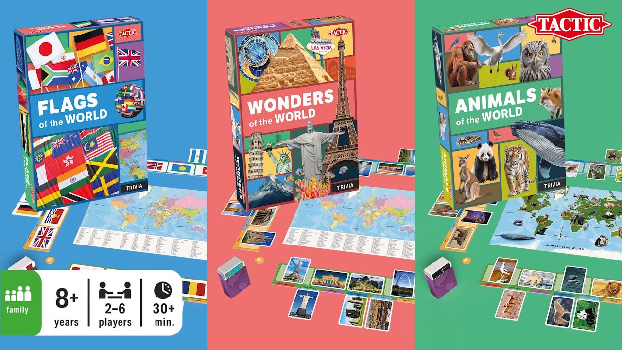Flags of the World - Unboxing & How to play