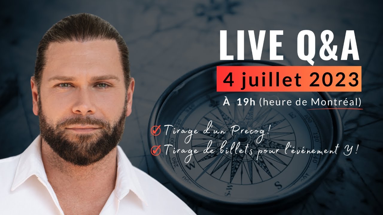 Live Q&A avec Guillaume Dulude | 4 juillet 2023