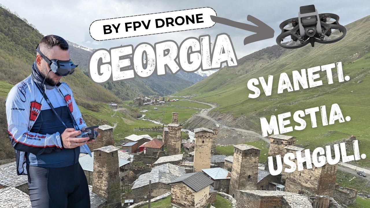 Грузия: величие северного края Сванетия, Местия, Ушгули. Снято на FPV дрон.