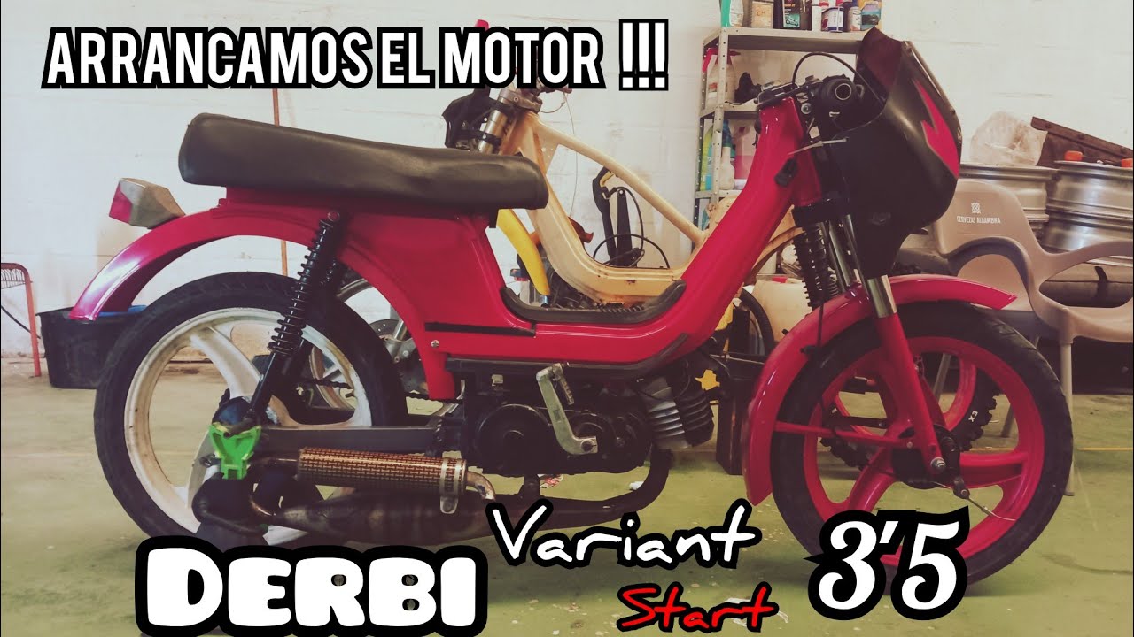 PROBAMOS el motor DERBI variant START 3 con cilindro start 5.