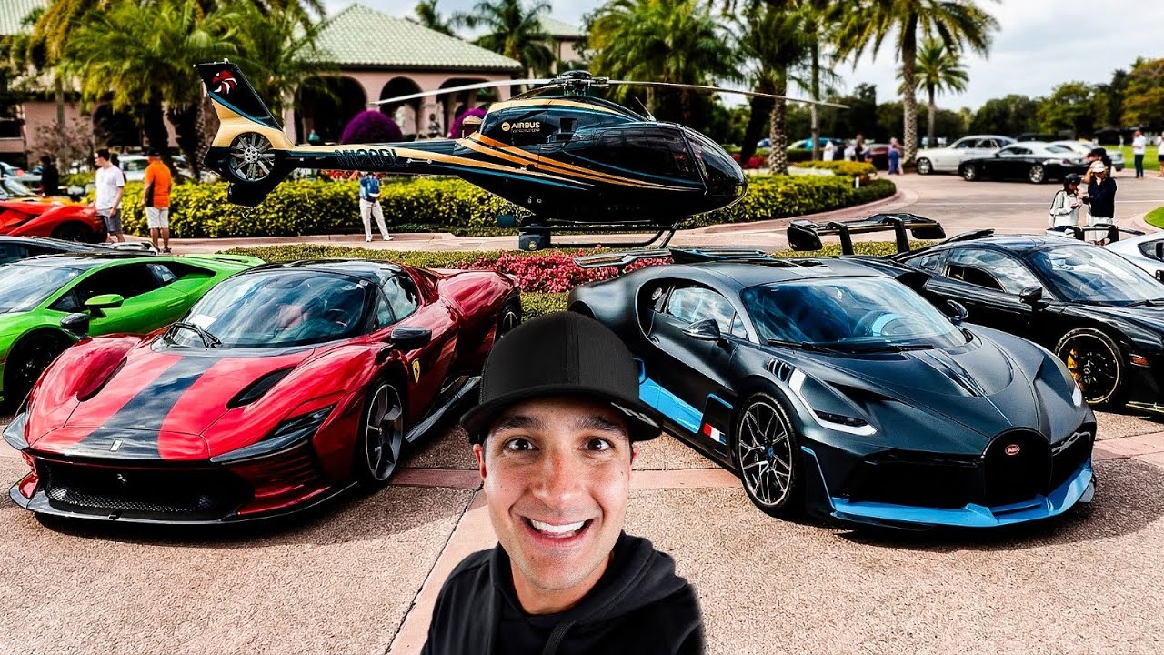 ENCONTRO DOS BILIONÁRIOS *BUGATTI DIVO e MISTRAL - FERRARI DAYTONA SP3 - McLAREN SENNA E MUITO MAIS*