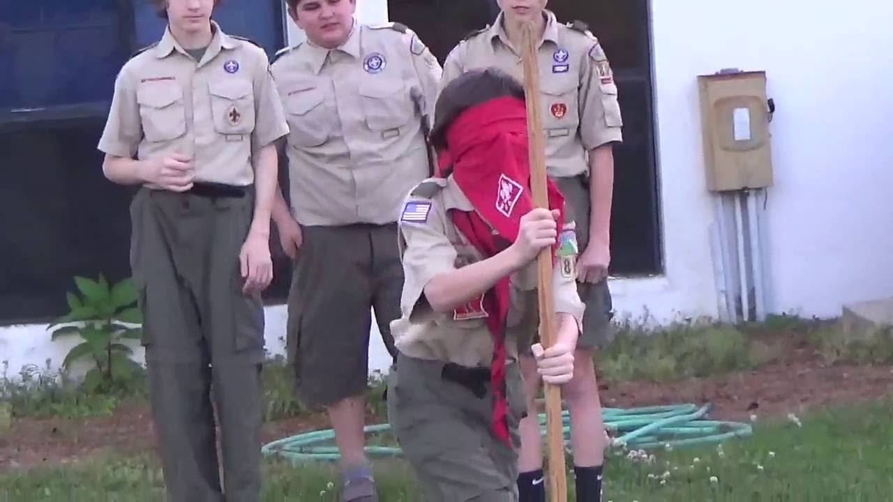 Troop Meeting Game: Hit the Can