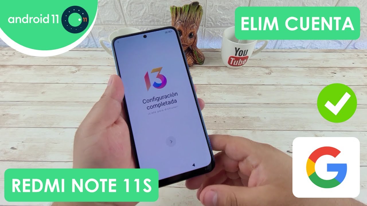 Eliminar Cuenta de Google Xiaomi Redmi Note 11S | Android 11