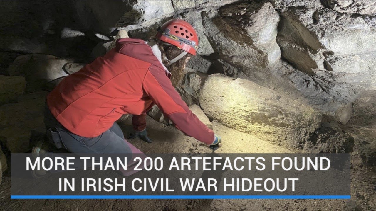 More than 200 artefacts found in Irish Civil War hideout