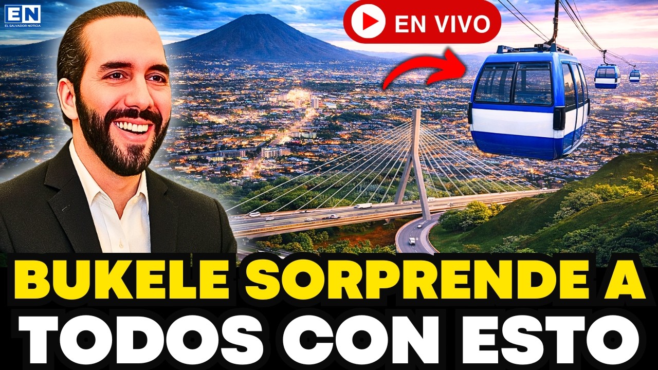 BUKELE SORPRENDE CON ESTAS MEGA OBRAS EN EL SALVADOR