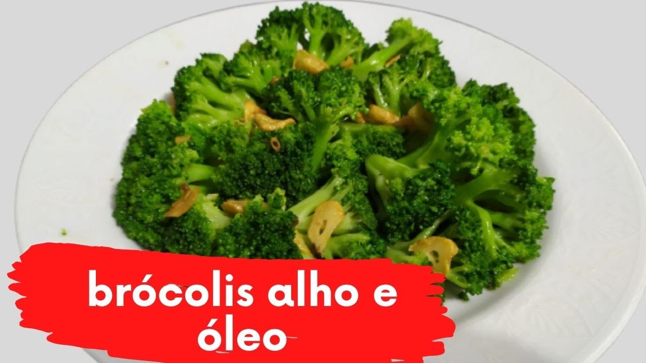brócolis ao  alho e óleo /como cozinhar brócolis com perfeição /garlic and oil broccoli