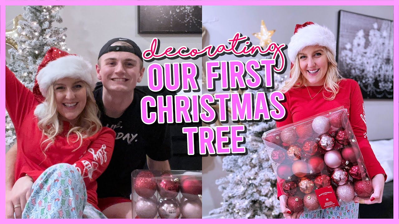 VLOGMAS DAY ONE: DECORATING OUR FIRST CHRISTMAS TREE TOGETHER || Kellyprepster
