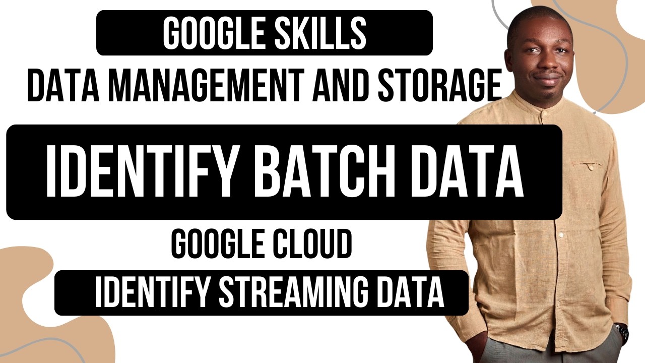 Identify Different Batch and Streaming Data Sources