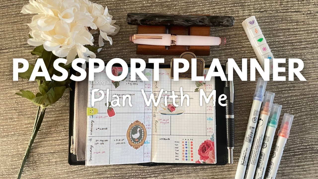 Passport Planner // PLAN WITH ME // Sep 15-21, 2025 #planwithme