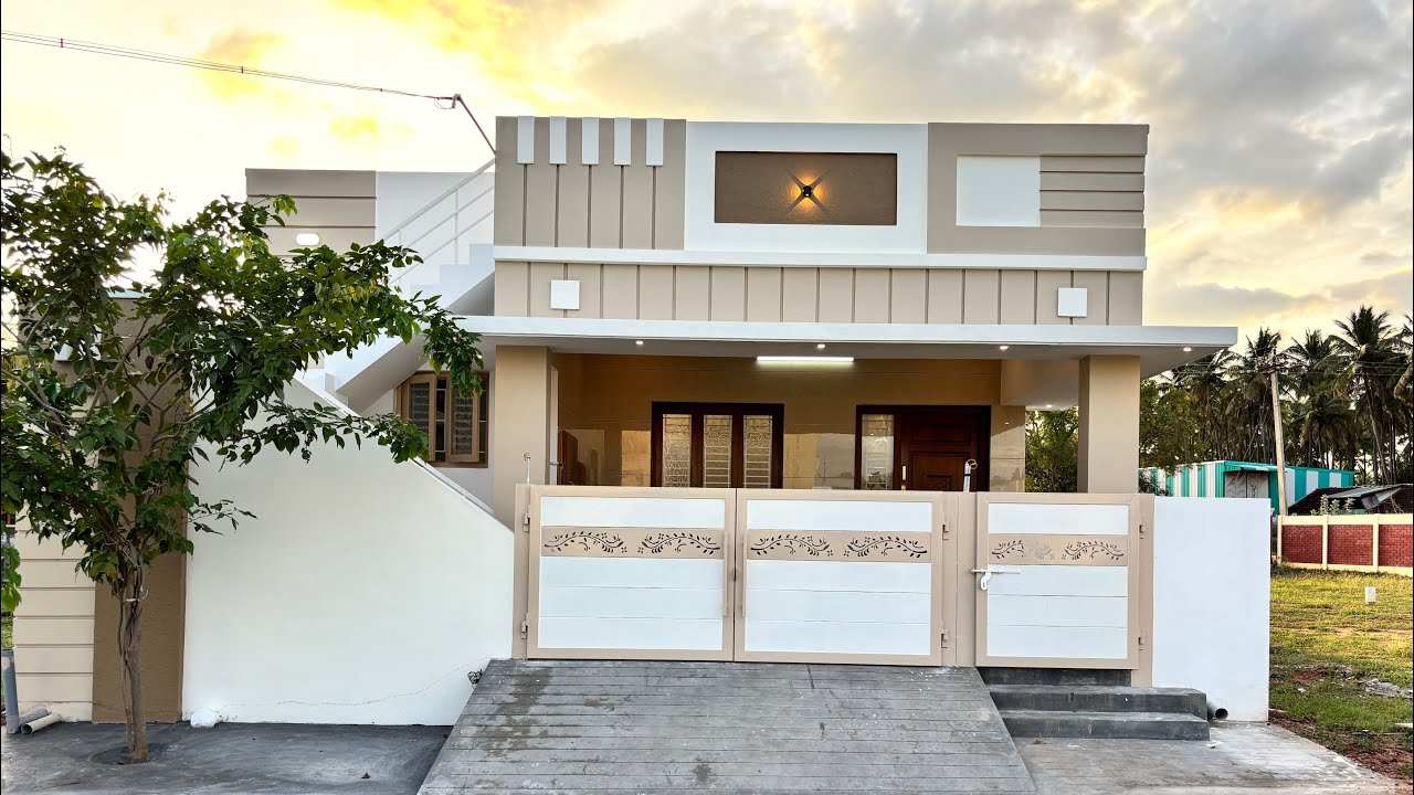 3.1 சென்டில், கிழக்கு பார்த்த 2BHK தனி வீடு 📞9943671311 | House For Sale In Pollachi #semifurnished 