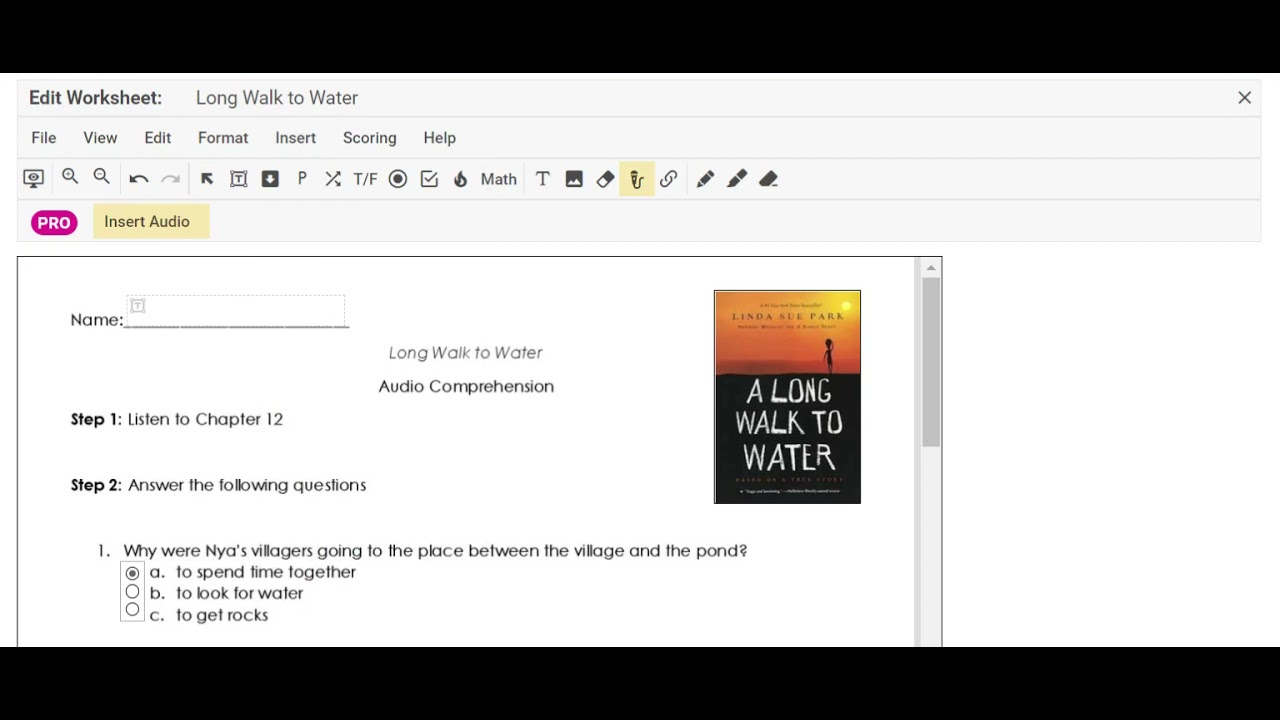 How to Upload Audio Files to your TeacherMade Worksheet (app.teachermade.com)
