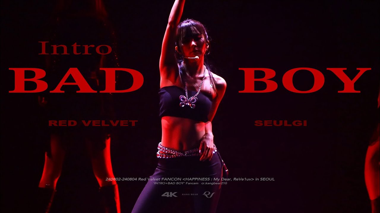 240802-4 FANCON 레드벨벳 슬기 직캠 ‘Intro+’Bad Boy' (Red Velvet Seulgi fancam)