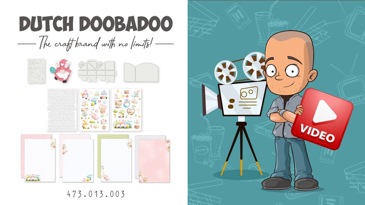 Dutch Doobabadoo - 473.013.003 Knippen & Plakken met Jaap Happy Spring met Monique