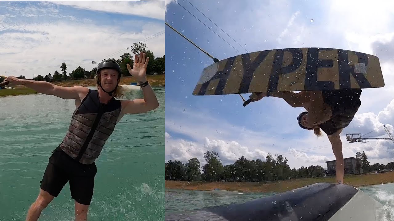 Interview & Wakeboarding w/ Graeme Burress @ Elevated Wakepark!