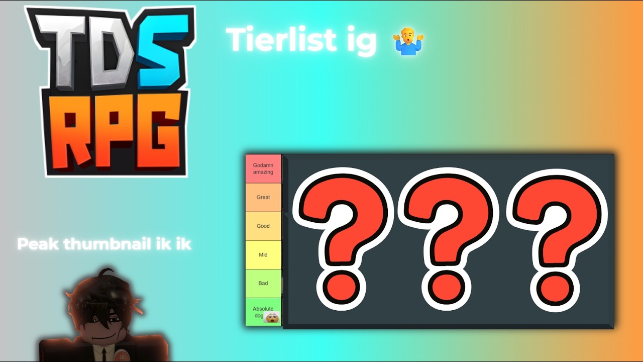 Tierlist: Reborn | TDS:RPG