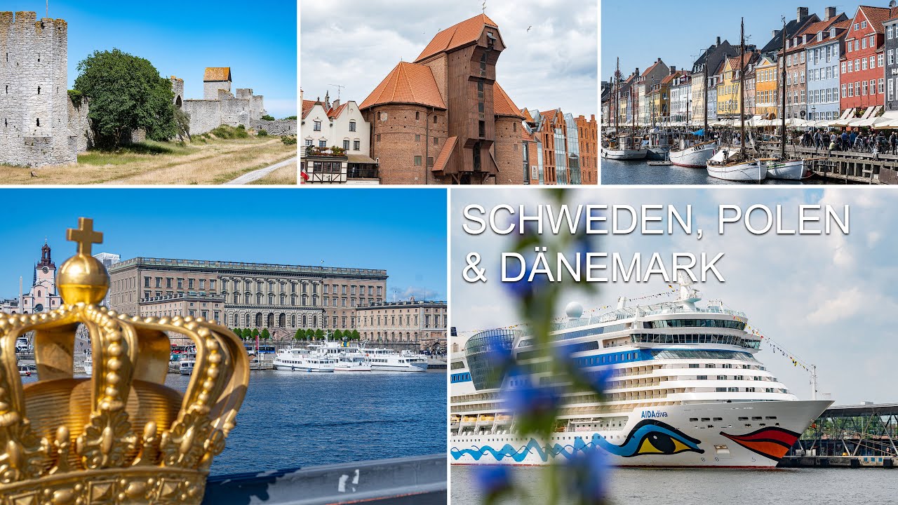 Schweden, Polen & Dänemark mit AIDAdiva