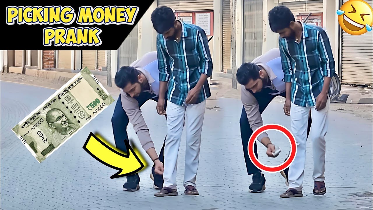 Picking Up Money in Front of Strangers 😂