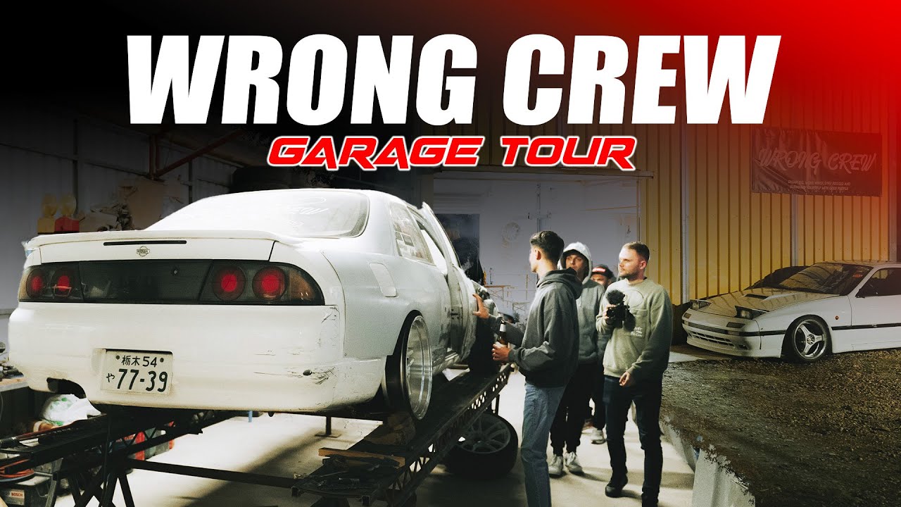 Chill na garáži | Skyline na drift | WrongCrew | Garage Tour