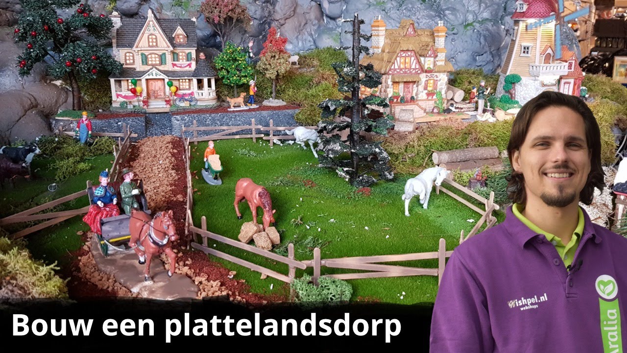 Lemax kerstdorp bouwen Harvest Crossing 2021