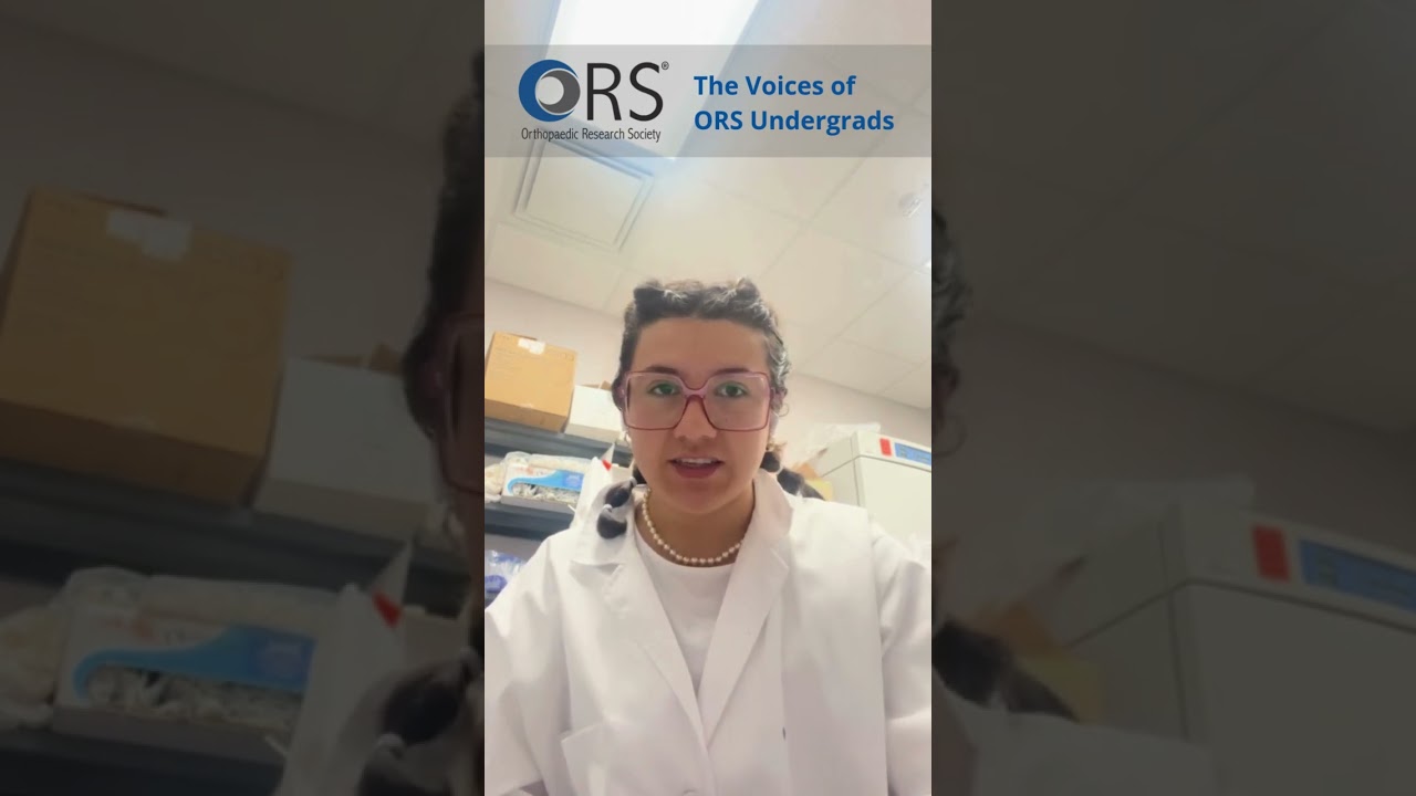 Meet Orthopaedic Research Society Undergrad, Anna Castillo