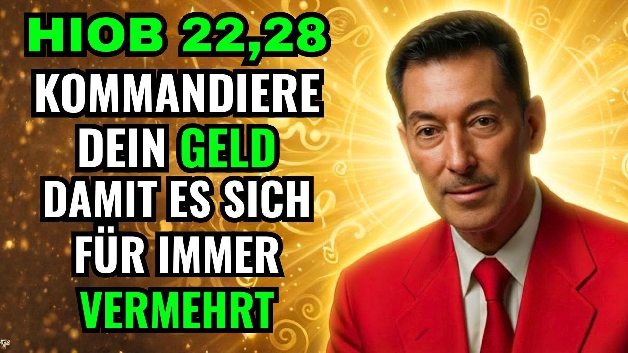Hiob 22,28 Befiehl Deinem GELD JETZT – Es VERVIELFÄLTIGT Sich FÜR IMMER Und Kehrt Zu Dir ZURÜCK