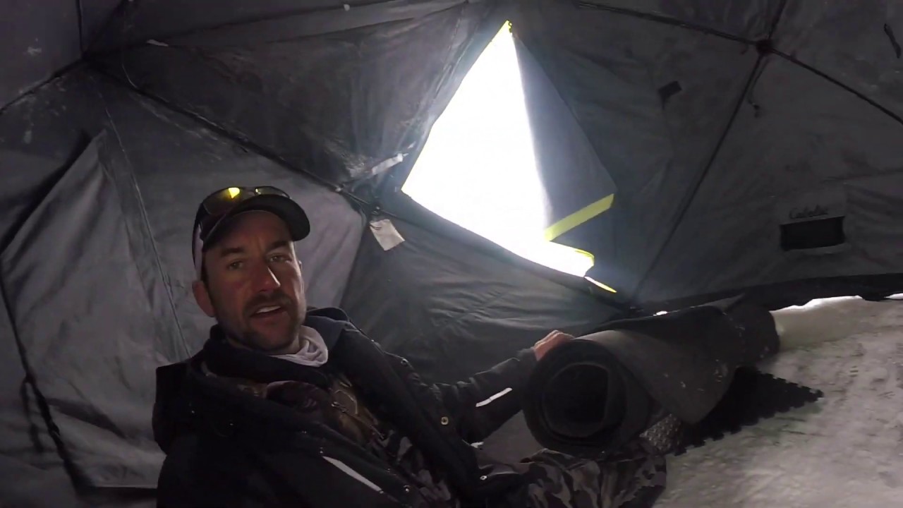 Winter camping on Manitoba's hard water