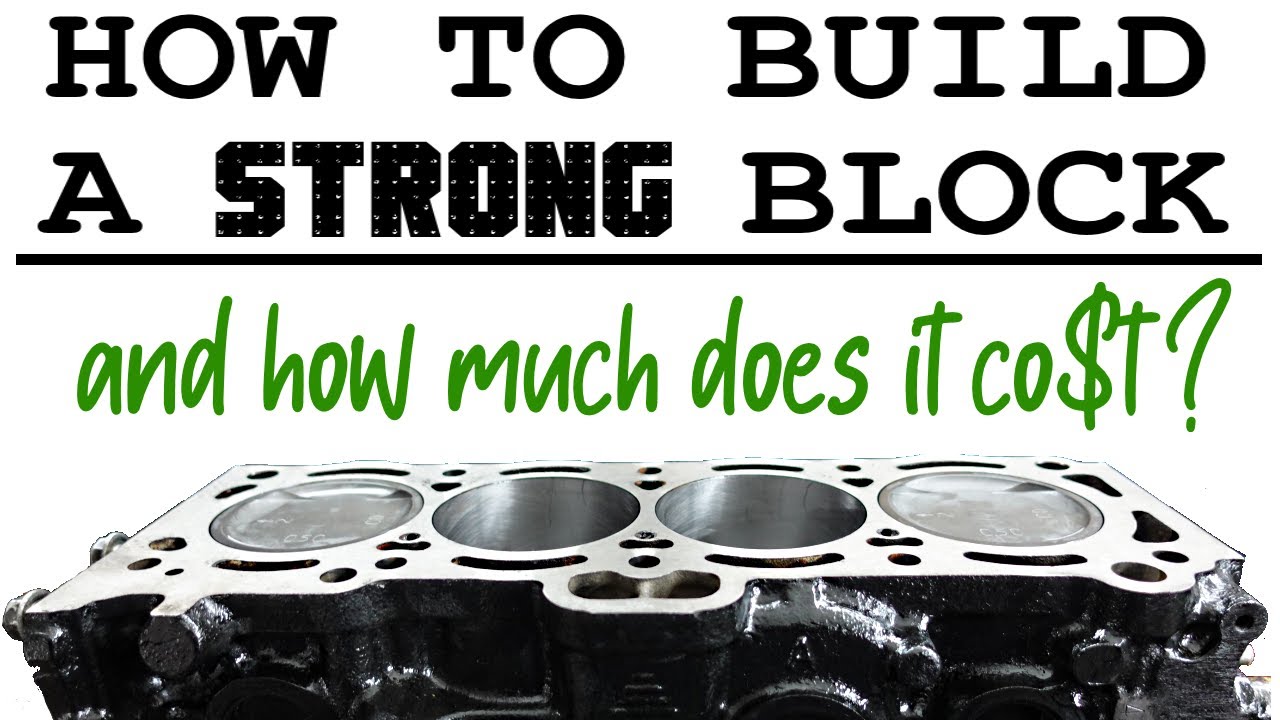 HOW TO build an ENGINE block for BOOST + detailed COST breakdown - PROJECT UNDERDOG #11