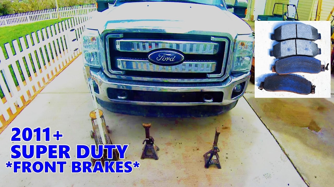How-to: front brake job (easy step by step) 2011 & up SUPER DUTY