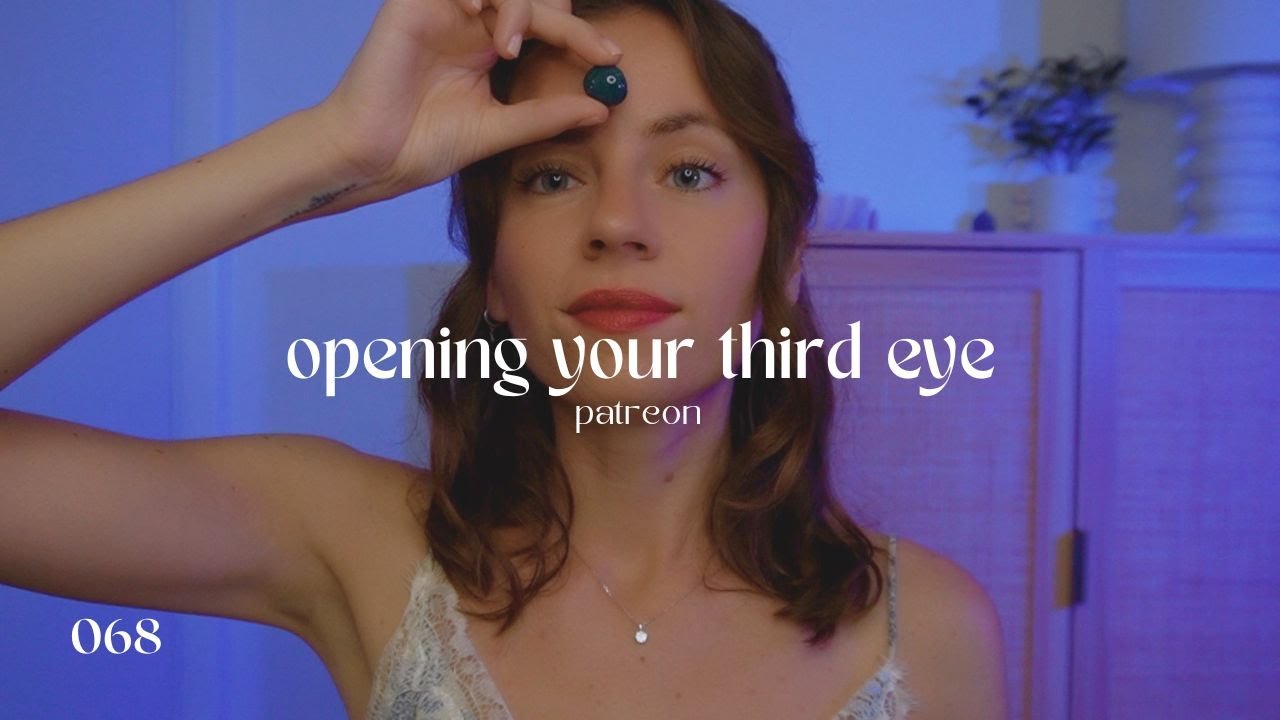 ASMR REIKI to open your third eye (crystal healing, negative energy removal)