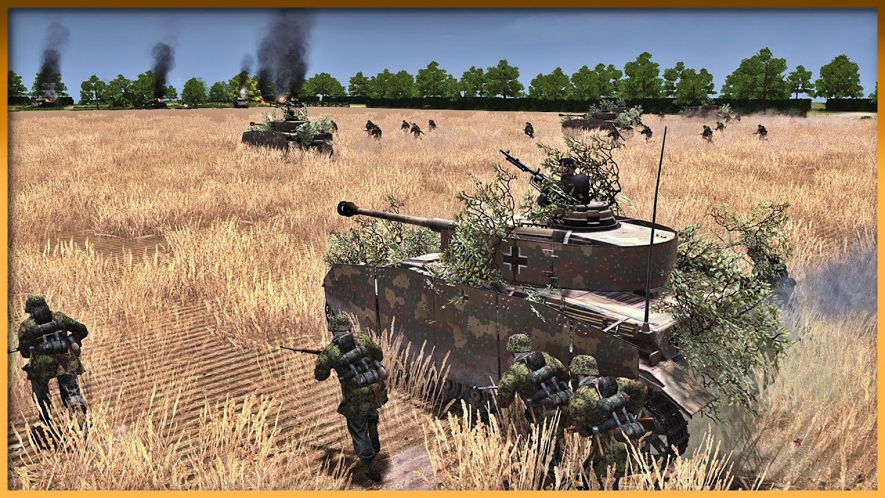 21st Panzer Division attack near Caen (1944) | Gates of Hell