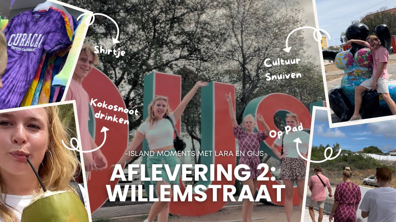 Willemstad(straat) verkennen | Curaçao Moments met Lara en Gijs #2