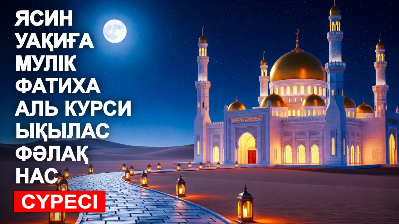 ЫРЫС ПЕН БЕРЕКЕ СҮРЕЛЕРІ 🤲 ❤ ЯСИН, УАҚИҒА, МҮЛК, ФАТИХА, АЯТУЛЬ КУРСИ, ЫҚЫЛАС, ФӘЛАҚ, НАС ❤🤲 ❤