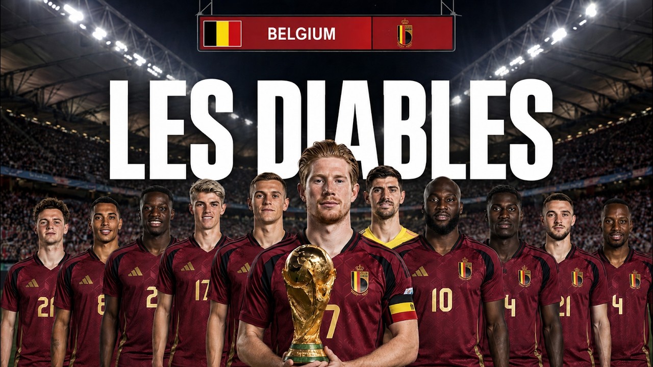 BELGIUM world cup 2026 song / Chanson Coupe du Monde 2026 l'&eacute;quipe de Belgique (Les Diables)