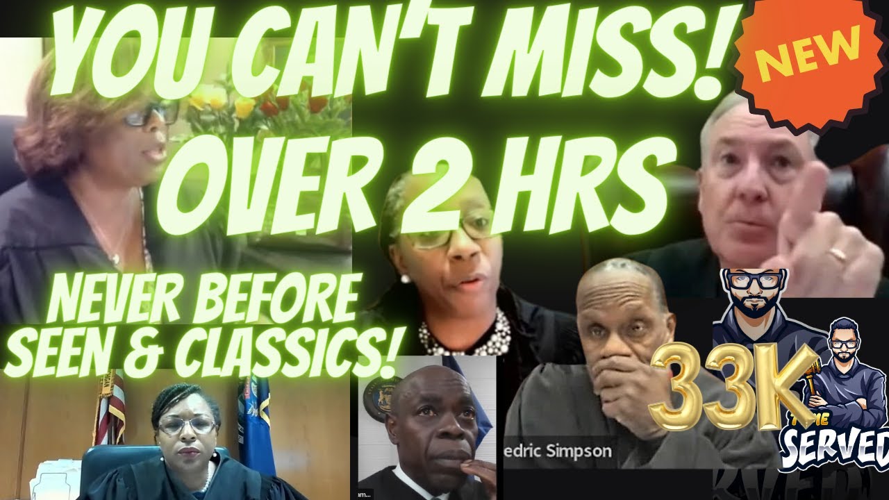 YOU CAN'T MISS THIS! OVER 2 HOURS OF YOUR FAVORITE JUDGES IN NEVER BEFORE SEEN COURTROOM MOMENTS!