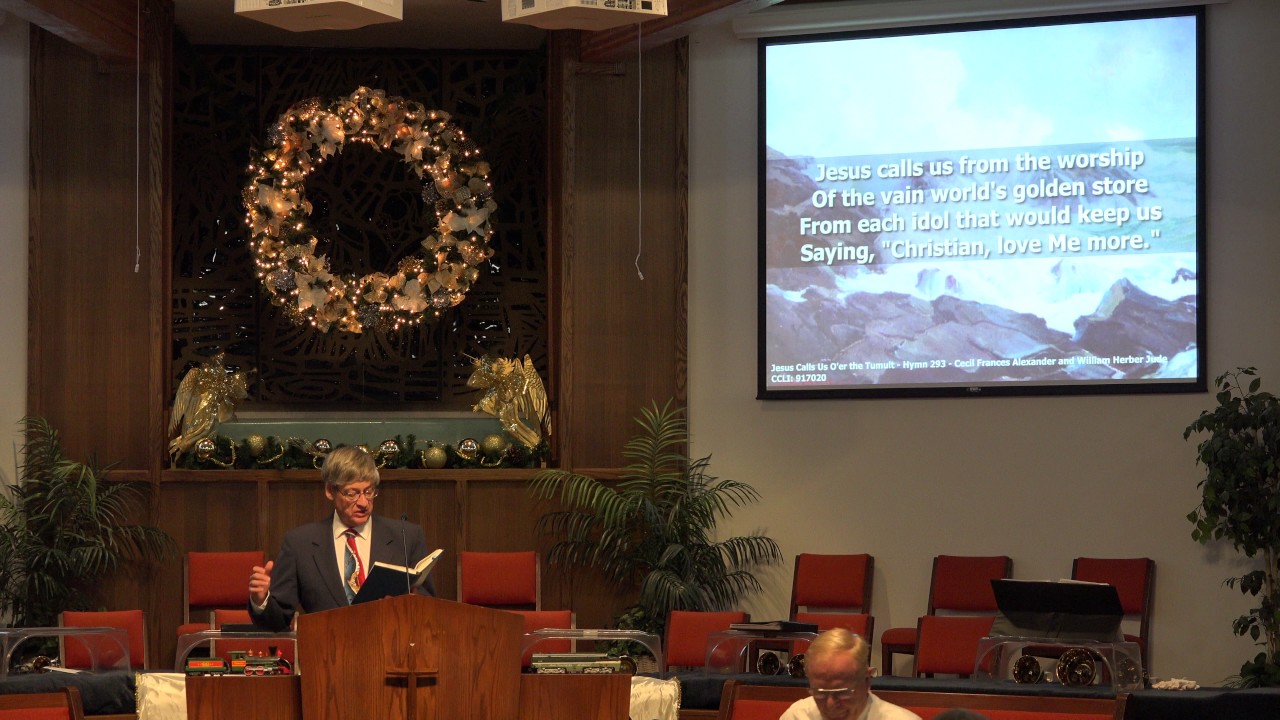 Jesus Calls Us O'er the Tumult - December 4, 2016