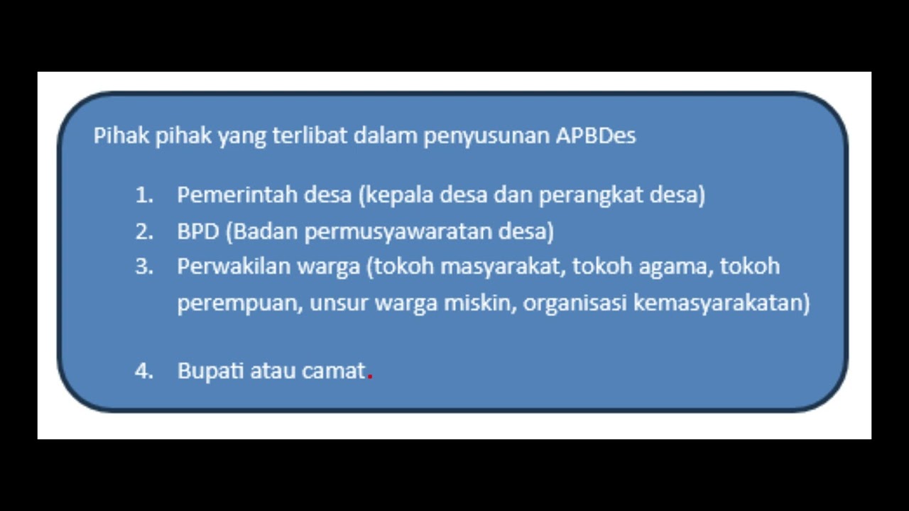 TAHAPAN PENYUSUNAN APBDES