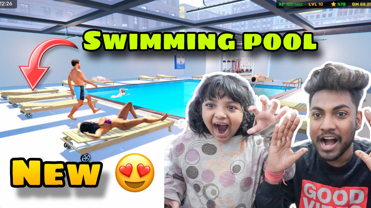 NEW SWIMMING POOL😍| GYM SIMULATOR 24 GAMEPLAY🤑