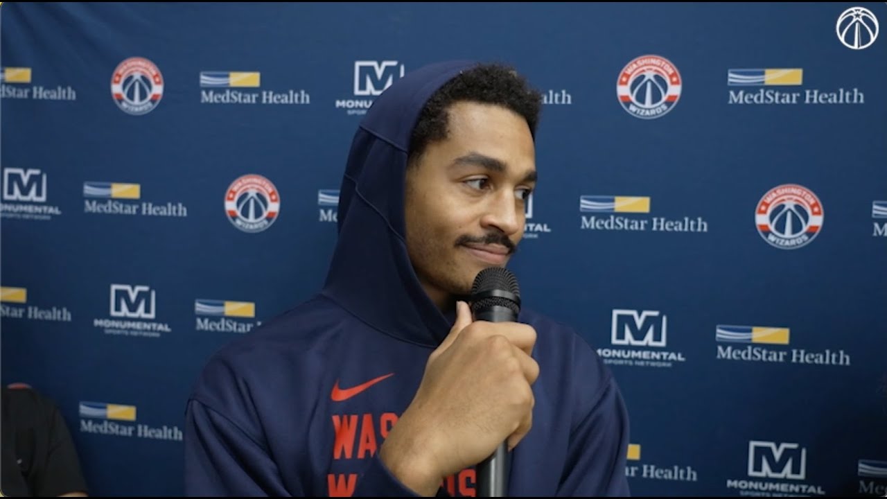 Media Availability: Wes Unseld Jr., Delon Wright, and Jordan Poole | 10/27/23