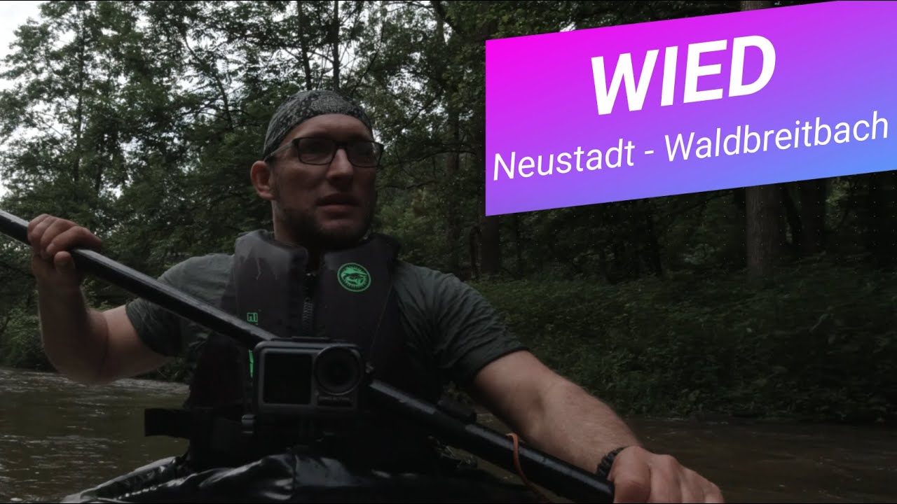 Wied - Tour (4K) Von Neustadt bis Waldbreitbach. Flusswandern im Gumotex Swing Kajak.