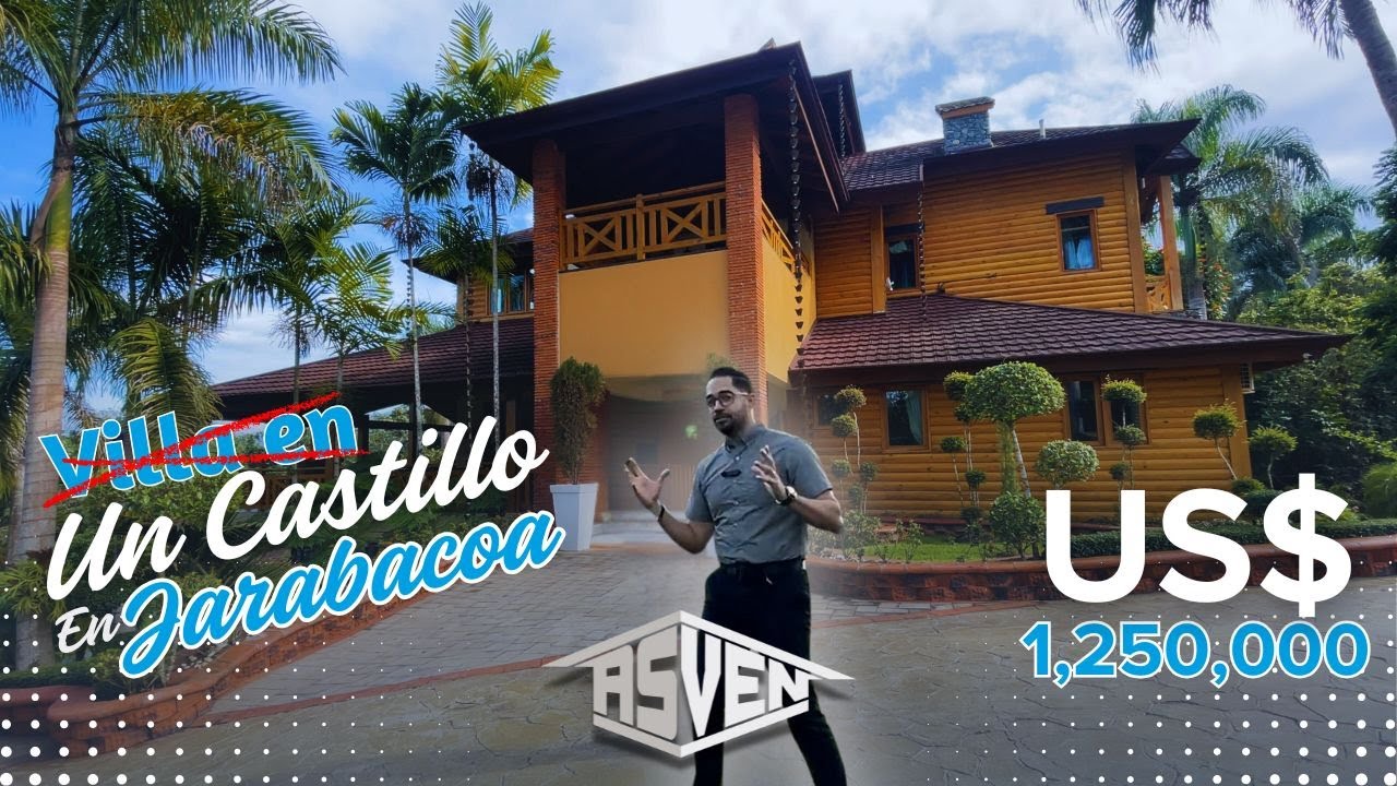 🏡 Lujosa Villa en venta en Jarabacoa | 6 Habitaciones + Guest House | 4,603 m² de Naturaleza 🌿✨
