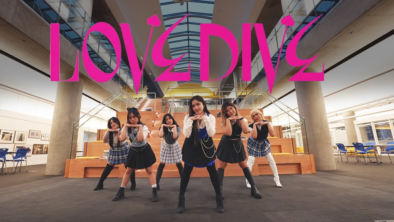 [KPOP IN THE LIBRARY - LOVE DIVE DANCE COVER] -- IVE -- 아이브 [YOURS TRULY COLLAB]